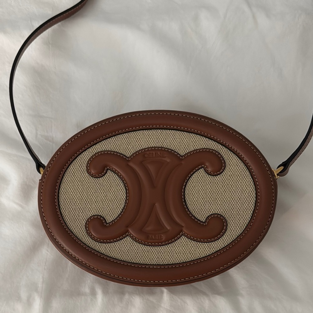 Celine Triomphe Oval Crossbody